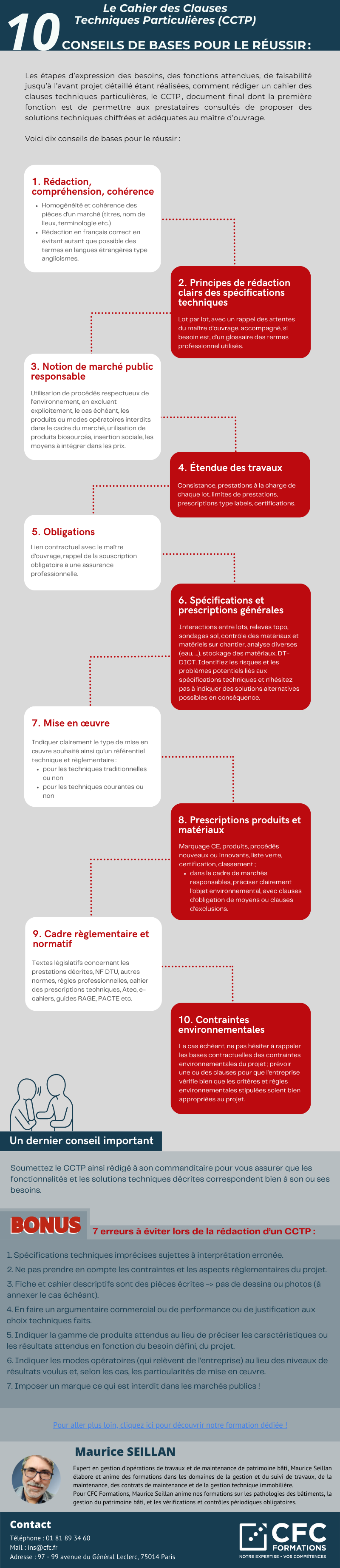 Le Cahier des Clauses Techniques Particulières (CCTP) : 10 conseils de ...
